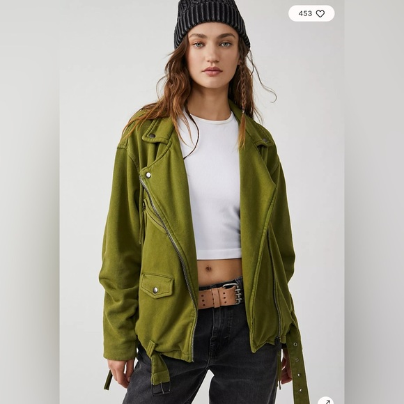 We The Free Jackets & Blazers - We The Free Rebel Knit Oversized Moto Jacket